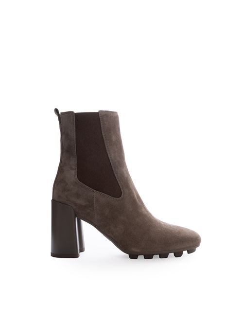 Stivaletto H695 in suede Tortora HOGAN | HXW6950FW30 BYEC407